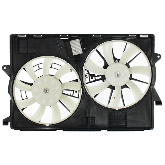 Agility Auto Parts 6010332 Dual Radiator and Condenser Fan Assembly for Jeep Specific Models