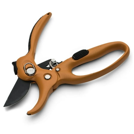 Kings County Tools 5” Heavy Duty Ratchet Anvil Pruning Shears for Gardening