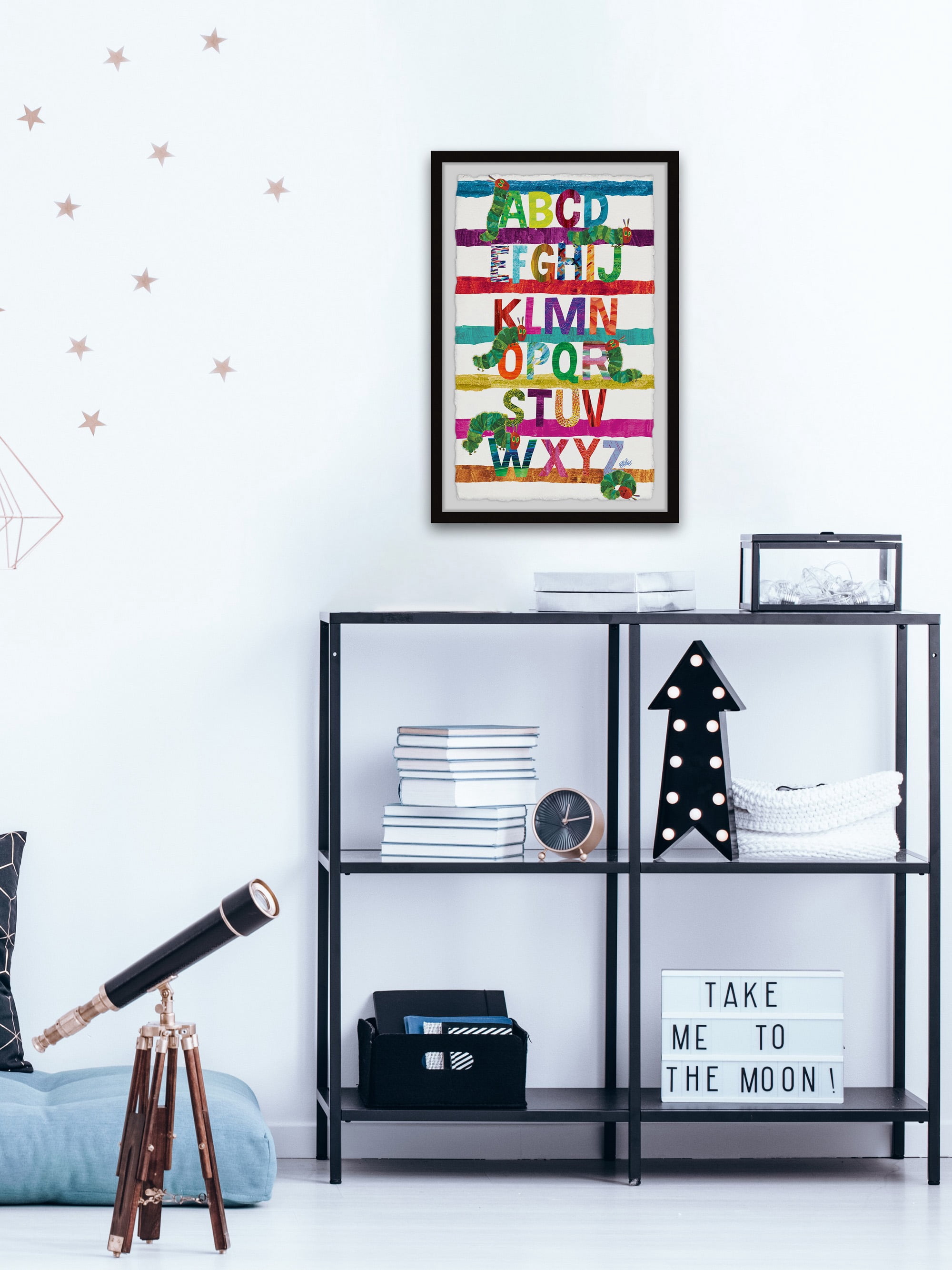 Marmont Hill Caterpillar Alphabet by Eric Carle Framed Wall Art