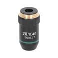 thumbnail image 3 of Objective Lens, High Refractive Index Achromatic Objective Brass 20X Chrome Plated  for Biology, 3 of 7