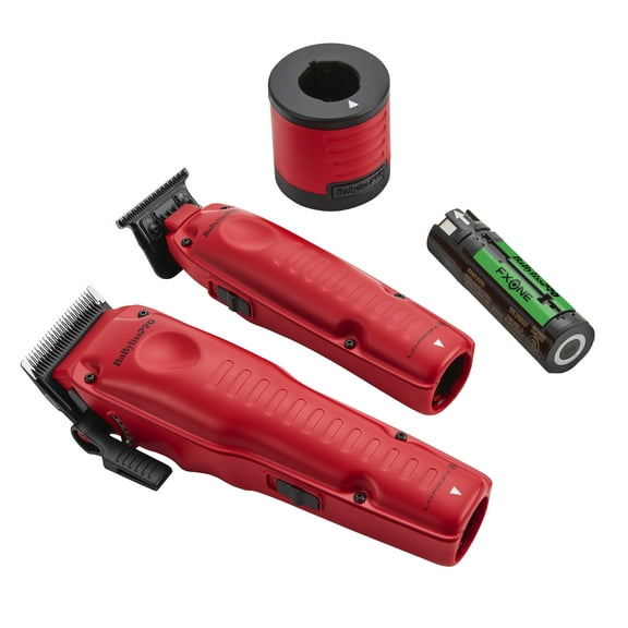 BaBylissPRO® Limited Edition FXONE LO-PROFX Clipper & Trimmer Prepack (Matte Red)