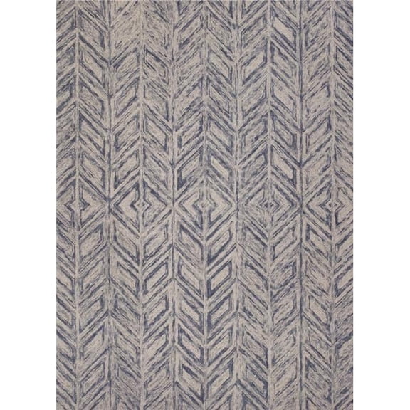 5 x 7 ft. Wool Blue Area Rug