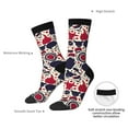 thumbnail image 4 of Cauagu Barbeque1 Print Crew Socks for Women and Men,Adult Athletic Running Socks 1-Pair Sports Socks Work Gear Socks with Moisture Wicking, 4 of 6