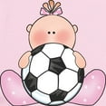thumbnail image 2 of CafePress - Lil Soccer Baby Girl Infant Bodysuit - Baby Light Bodysuit, Size Newborn - 24 Months, 2 of 4