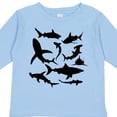 thumbnail image 4 of Inktastic School of Sharks Boys or Girls Long Sleeve Toddler T-Shirt, 4 of 5