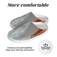 thumbnail image 6 of Fotbe Koi Fish Water Pattern Women's Fuzzy Curly Fur Memory Foam Loafer Slippers Indoor Outdoor Slippers Winter Home Shoes-37/38, 6 of 7