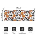 thumbnail image 5 of Baseball Football Pattern Door Rugs,Washable Non Slip Door Mats Indoor,Decorative Door Mats,Entry Mat Indoor for Entrance,Bedroom,Kitchen,Bathroom,16"x47", 5 of 6