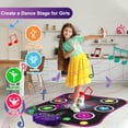 thumbnail image 6 of Beefunni Dance Mat for Kids, Light up Dancing Pad with Wireless Bluetooth Music Game Mat, Birthday Gift for Girls & Boys Ages 3-6 Years Old, 6 of 10