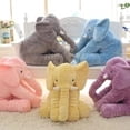 thumbnail image 2 of Fashion small animal plush elephant doll air conditioner blanket plush toy comfort elephant pillow baby accompany sleeping dollblue60cm Deng Xun unisex, 2 of 2