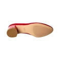 thumbnail image 4 of Stuart Weitzman Bridget 50 Block Patent Pump, 7.5, Red, 4 of 5