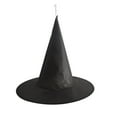 thumbnail image 2 of Gallickan Black Witch Hats for Woman, Halloween Witch Hat with Hook, Halloween Supply for Woman Girls Halloween Decorations for Outdoor Party Accessories, Small, 2 of 6