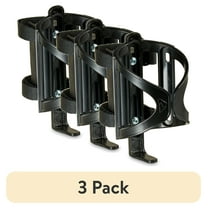 (3 pack) Ozark Trail Multi-Position Universal Bike Water Bottle Cage, Black