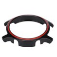thumbnail image 2 of Estuche protector de carcasa rígida para reloj inteligente Haylou RS3 LS04 con marco de cubierta completa y funda protectora deportiva, color negro y rojo, 2 of 12