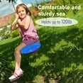 thumbnail image 3 of IFOYO Tree Swing Disc, Rope Swing, Round Kids Swing Seat, Strong Disc Swing for Outdoor, 120lbs/54kg for 3-10 Years Kids, Blue, 3 of 6