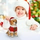 thumbnail image 3 of Perro Regalos de Navidad Sombrero de Navidad Lindo Perro Figurina - Cocker Spaniel Bichon Labrador Decoración Perro Sombrero de Navidad, 3 of 5