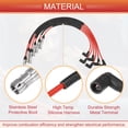 thumbnail image 4 of Cables de bobina de bujía de automóvil Unique Bargains de 7 mm, aptos para VW Golf Jetta Passat No.021998031A/021998031 - Paquete de 6, 4 of 7