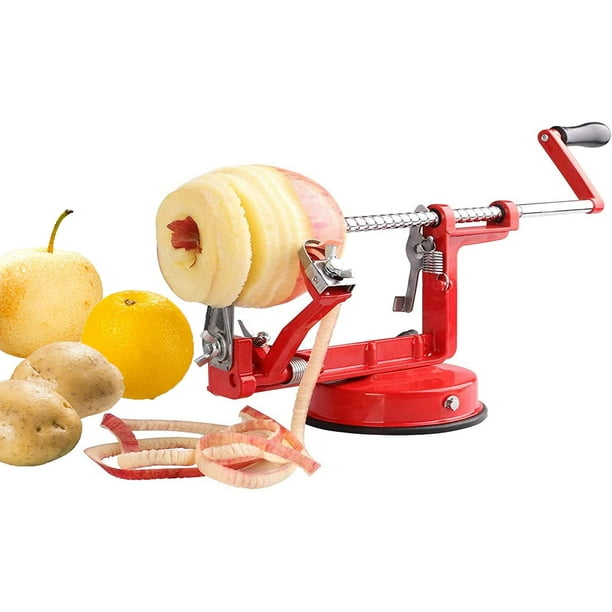 Apple Peeler Corer, Stainless Steel Apple Potato Peeler Slicer，3 in 1