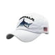 thumbnail image 4 of Gorra de béisbol Yinane para hombre con bandera americana Blanco, 4 of 5