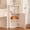 White, variant on MIDOQIN 31.89" Bathroom Corner Cabinet, Farmhouse Floor Corner Cabinet with Rattan Barn Door and Adjustable Shelf, Narrow Corner Storage Organizer for Bathroom, Living Room, Kitchen