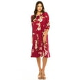 thumbnail image 2 of Women's Floral Essence Paneled A-Line Midi Dress, 2 of 5