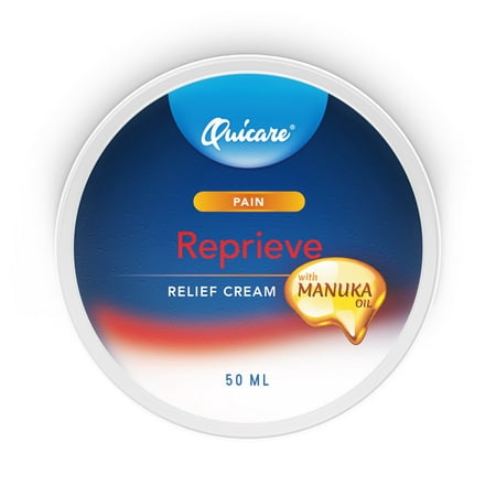Reprieve w/ Manuka by Quicare Pain Relief Cream for Muscle Pain, Inflammation, Arthritis,