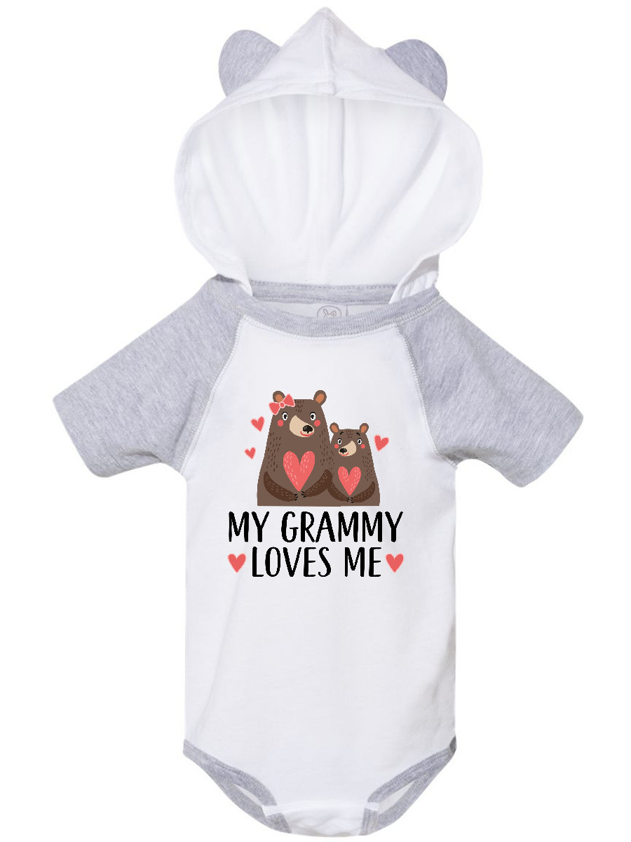 Grammys 25 Inktastic My Grammy And Grampy Love Me With Hearts Boys Or Girls Toddler T-Shirt Grammy Shirt