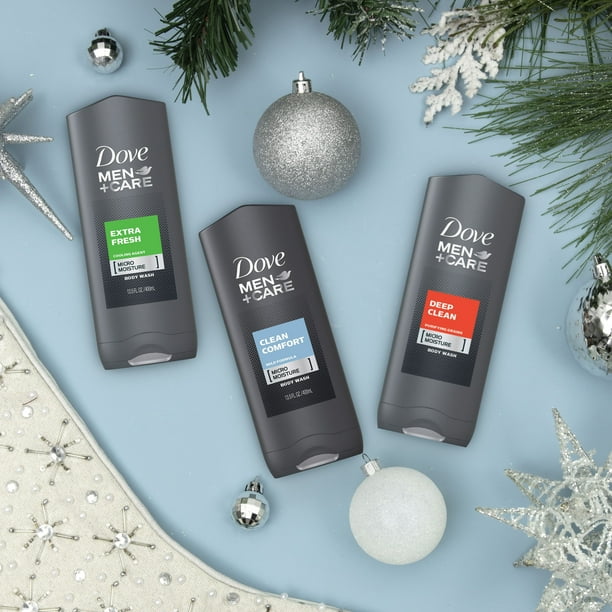 Dove Men+Care Body Wash Variety Holiday Gift Set 3 Ct