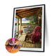 thumbnail image 2 of Cuadros Decorativos Cuadro de diamantes, salón junto al lago, taladro redondo completo, imagen de dibujo de diamantes de imitación Ndcxsfigh Nuevos Originales, 2 of 9