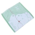 thumbnail image 2 of Yokan Cotton Baby Towel, Gluttonous Bear Pattern for Kindergarten and Baby Care, Soft Absorbent, Four Color Options, Skin-Friendly Cotton, Quick Drying for Baby's Delicate Skin, Ideal for Daily Use, 2 of 9