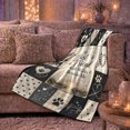 thumbnail image 6 of Dog Portrait Colorful Pet Artwork Playful Graphic Style Dog Lovers Colorful Pet Portrait Warm Flannel Blanket, Pet Adoption Gift for Living Room and Bedroom Home Decor, 6 of 9