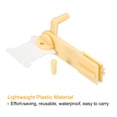 thumbnail image 4 of Unique Bargains Plastic Floss Bobbin Sewing Thread Card Board with Winder, White 150 Pack, 4 of 6