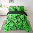 thumbnail image 2 of Feelyou Tree Branches Kids Bedding Comforter Set 7pcs, Green Plant Botanical King Bedding Sets, Rustic Farmhouse Reversible Bed Sheets, Luxury Bedroom Decor, 2 of 8
