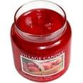 thumbnail image 3 of Village Candle Crisp Apple, Large Glass Apothecary Jar Scented Candle, 21.25 oz, Red, 3 of 6