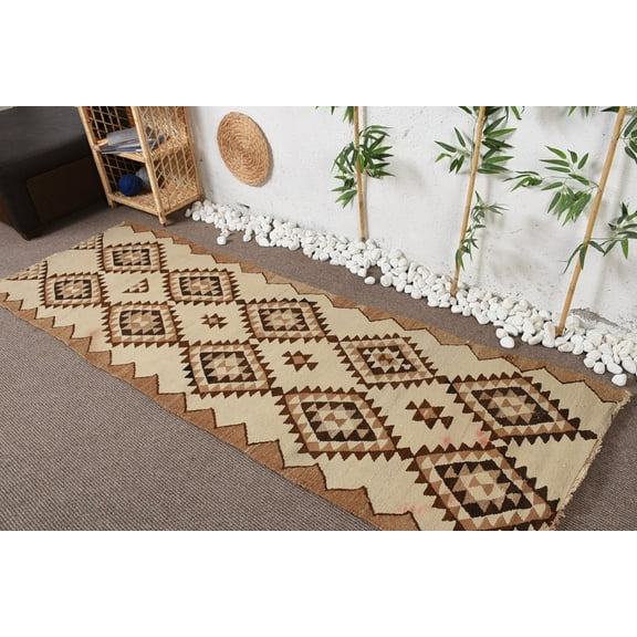 Home Decor Rugs, 2.8x8.3 ft Runner Rug, Kilim, Turkish Rug, Kitchen Rug