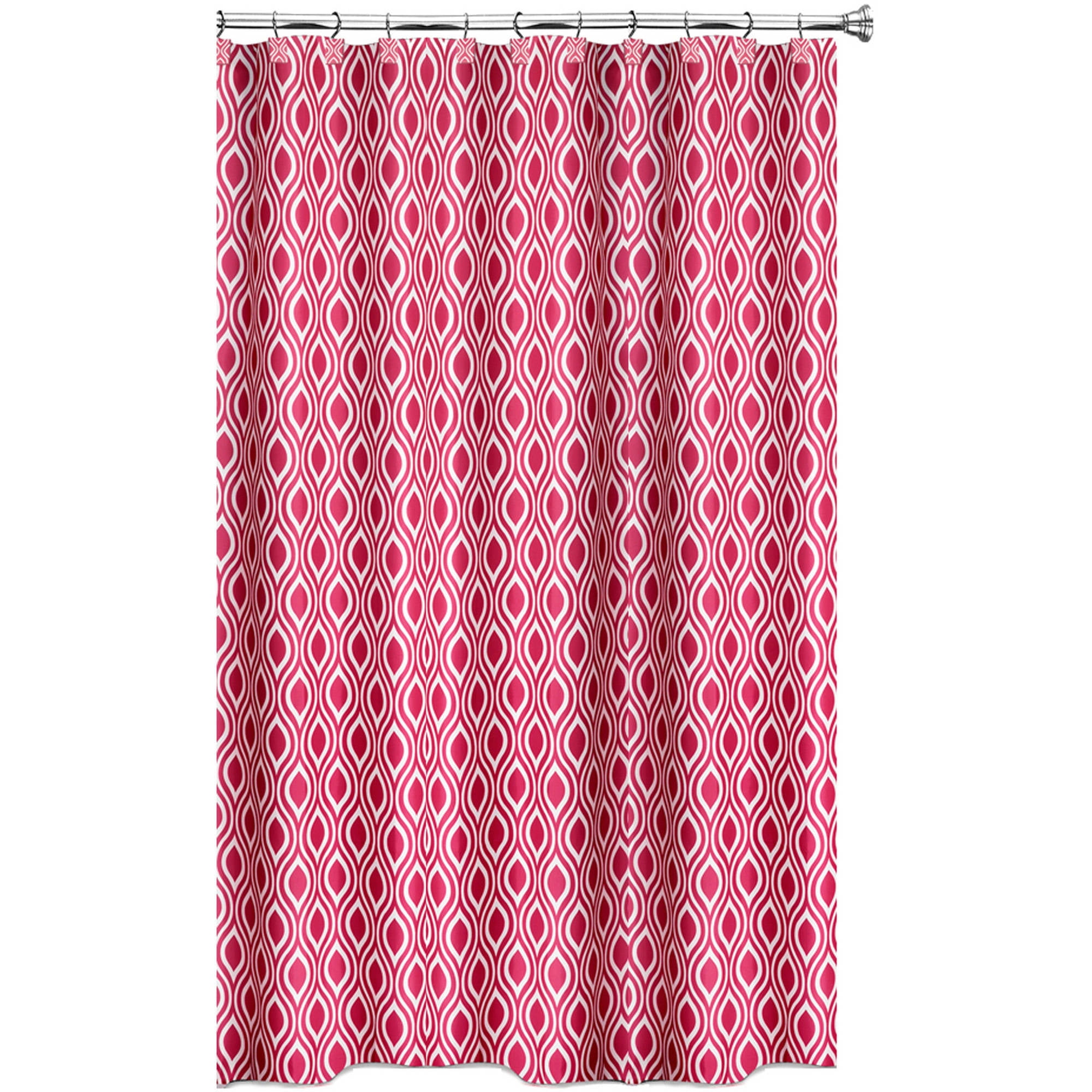 Nicole Fuchsia Shower Curtain Com