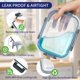 thumbnail image 3 of Recipientes de almacenamiento de vidrio MFY, paquete de 12 con tapas, 36 oz, 21 oz, 13 oz, 3 of 8