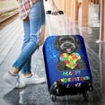 thumbnail image 3 of Autism Awareness Portuguese Water Dog Accept Understand Love Travel Luggage Cover PWD Portie Fishing Dog Lover Suitcase Dust Protective Decor - 12003, 3 of 5