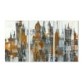thumbnail image 2 of The Stupell Home Decor Ochre Yellow Black and White Cityscape Painting Triptych Wall Plaque Art, 3pc, each 11 x 17, 2 of 4
