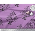 thumbnail image 3 of Soimoi Rayon Fabric Leaves & Floral Block Print Fabric by Yard 56 Inch Wide, 3 of 3