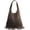 Coffee, variant on Tassel Faux Suede Hobo Bag for Women Fringe Shoulder Handbag