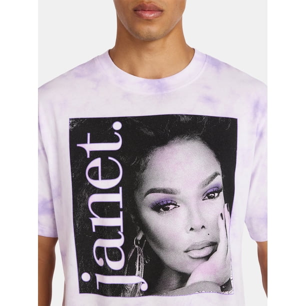 Janet Jackson Oversized Boxy Fit Pride Graphic Tee Shirt, Men's