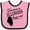Pink and Black, variant on Inktastic Someone in Illinois Loves Me Boys or Girls Baby Bib