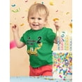 thumbnail image 4 of Tstars Boys' 2nd Birthday T-Shirt - Bulldozer Construction Design - Two Handsome Graphic - Size 4T - Green, 4 of 7