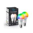 thumbnail image 1 of Focos Inteligentes Led WiFi 2 Pack , Multicolor + Luz Blanca Fría y Cálida   806 Lumens E27 9w (2 Pack) DOMOTICA HOME E27, 1 of 4