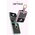 thumbnail image 2 of For Samsung Galaxy Z Flip3 5G Cover With Ring Shockproof Luxury Thin Plating Frame Protective Case Cover, 2 of 4