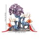 thumbnail image 2 of Árbol de la fortuna de cristal con adorno de ciervo for la entrada de la sala de estar y el enfriador de vino., 2 of 3