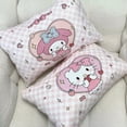 thumbnail image 3 of Almohada estampada de doble cara de dibujos animados, Kuromi My Melody Cinnamoroll Pochacco, cojín trasero, decoración del hogar, regalos de navidad, 3 of 4
