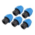 thumbnail image 3 of ZOUSSIQI 5PCS Plumbing Fittings Water Pipe Quick Connector Coupling Kit Female Thread Straight Through 25xG3/4 JU316-31019, 3 of 13