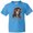 Pacific Blue, variant on Inktastic DÃa de los Muertos Woman in Sugar Skull Makeup Youth T-Shirt