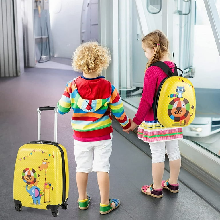 Travel bags for children Fashion Cute Kids Trolley Suitcases On Wheels  Child Carry On Spinner Rolling Luggage kids' luggage